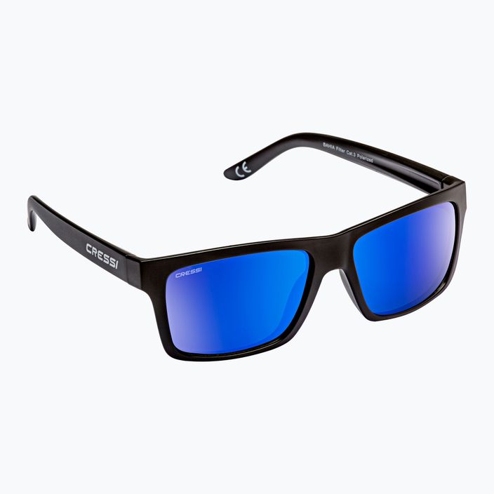 Okulary przeciwsłoneczne Cressi Bahia Floating black/blue mirrored 5