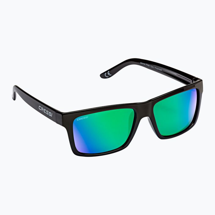 Okulary przeciwsłoneczne Cressi Bahia Floating black/green mirrored 5