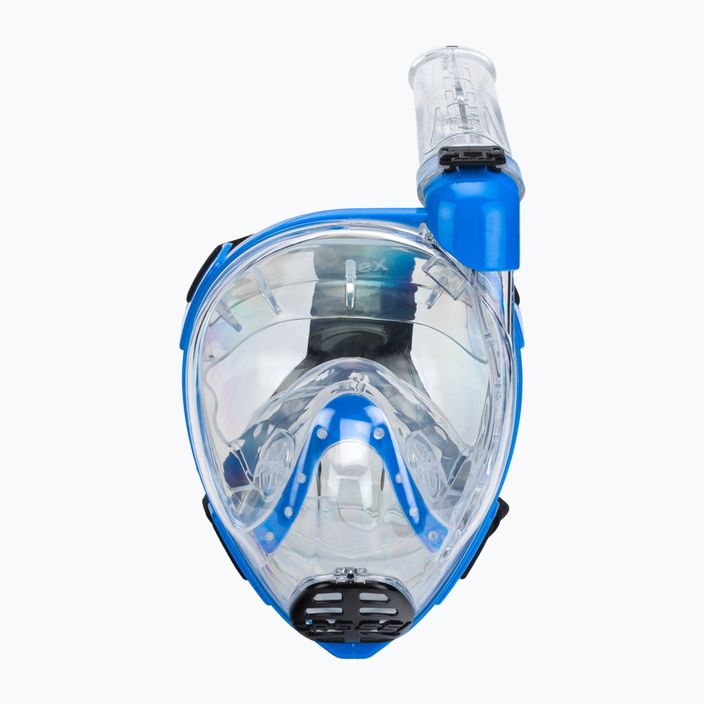 Maska pełnotwarzowa do snorkelingu dziecięca Cressi Baron Full Face clear/blue 2