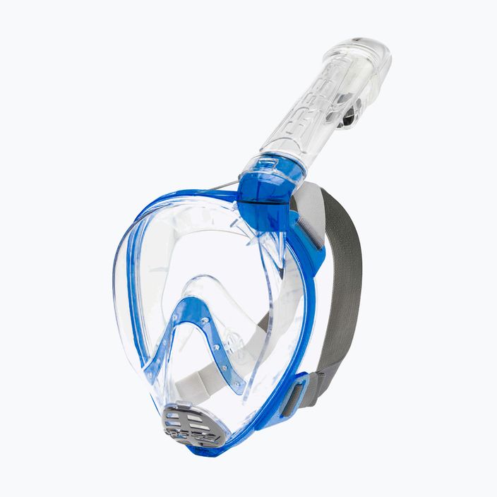 Maska pełnotwarzowa do snorkelingu Cressi Baron Full Face light blue/dark blue