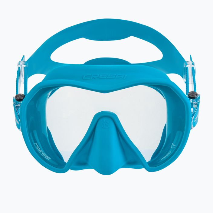 Maska do nurkowania Cressi ZS1 turquoise/turquoise 2