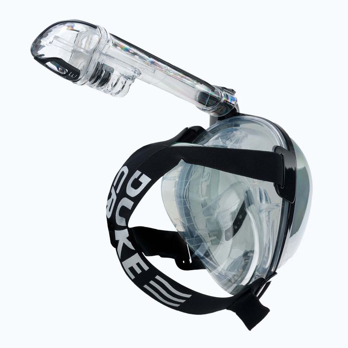 Maska pełnotwarzowa do snorkelingu Cressi Duke Dry Full Face clear/black smoke 4