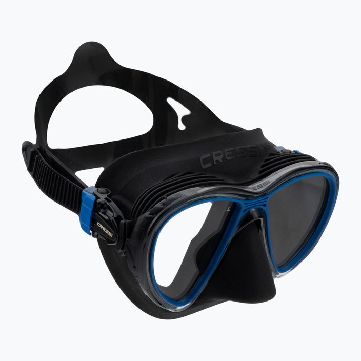 Maska do nurkowania Cressi Quantum czarno-niebieska DS515020