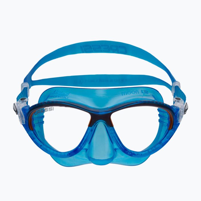 Maska do nurkowania dziecięca Cressi Moon blue/orange 2