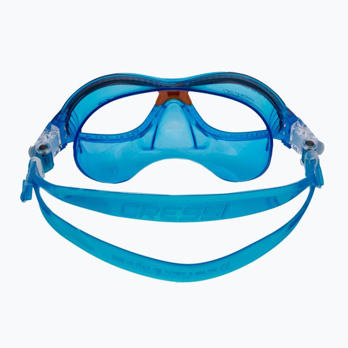Maska do nurkowania dziecięca Cressi Moon blue/orange 5
