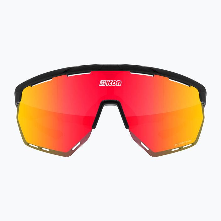 Okulary przeciwsłoneczne SCICON Aerowing black gloss/scnpp multimirror red 3