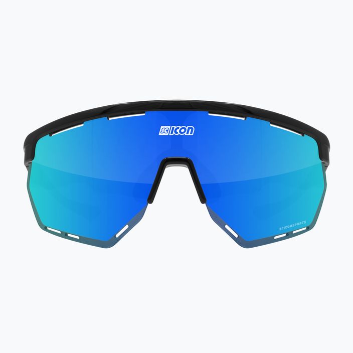 Okulary przeciwsłoneczne SCICON Aerowing black gloss/scnpp multimirror blue 3