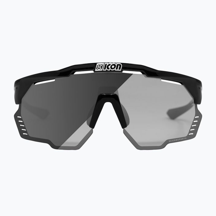 Okulary rowerowe SCICON Aeroshade Kunken black gloss/scnpp photocromic silver EY31010200 2