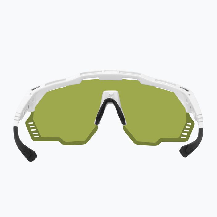 Okulary przeciwsłoneczne SCICON Aeroshade Kunken white gloss/scnpp green trail 5