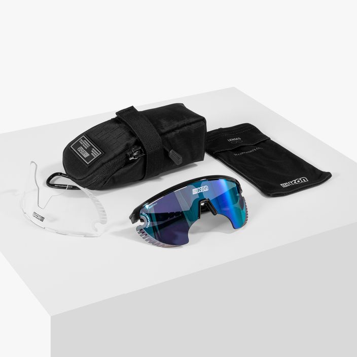 Okulary przeciwsłoneczne SCICON Aerowing Lamon white gloss/scnpp multimirror blue 7