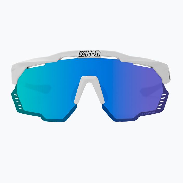 Okulary przeciwsłoneczne SCICON Aeroshade Kunken white gloss/scnpp multimirror blue 3