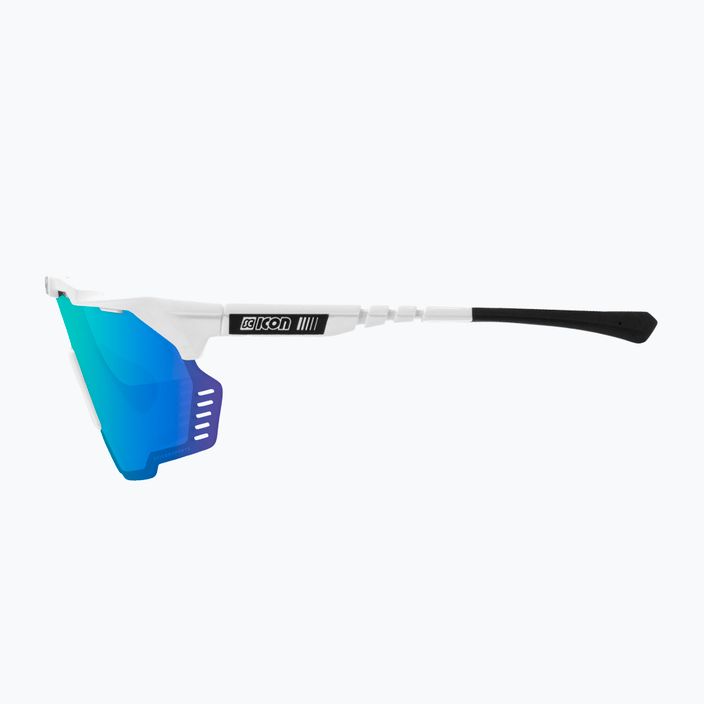 Okulary przeciwsłoneczne SCICON Aeroshade Kunken white gloss/scnpp multimirror blue 4