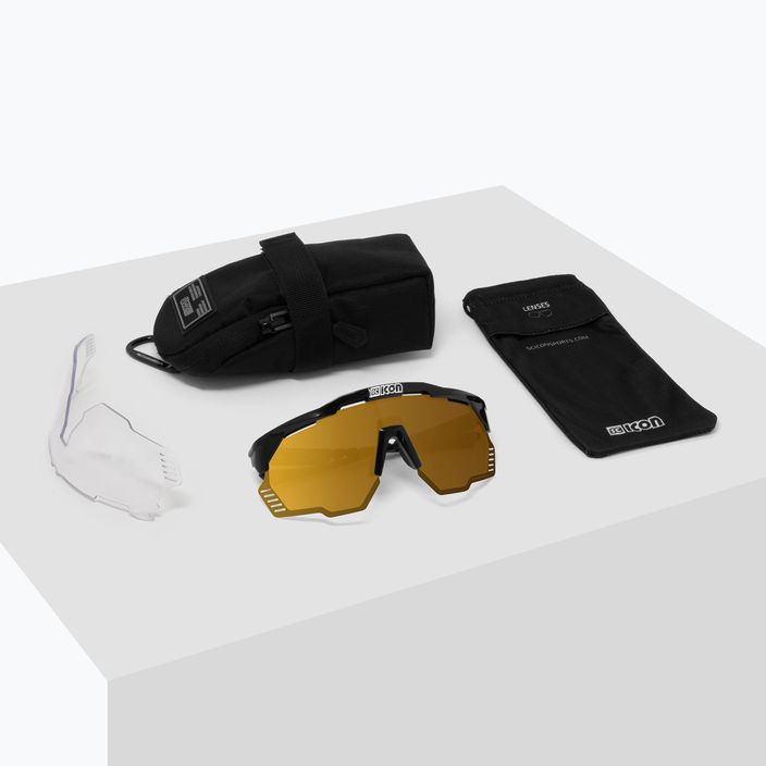 Okulary przeciwsłoneczne SCICON Aeroshade Kunken crystal gloss/scnpp multimirror bronze 7