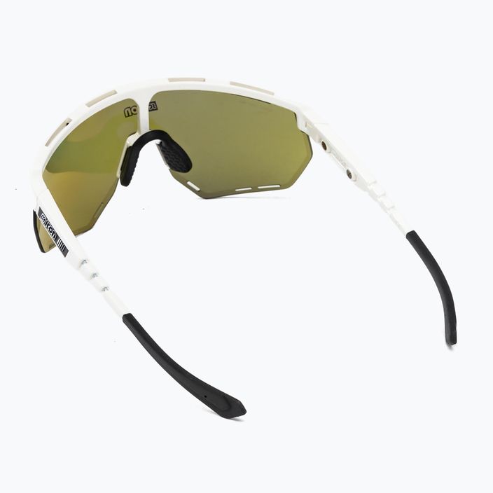 Okulary przeciwsłoneczne SCICON Aerowing white gloss/scnpp green trail 3