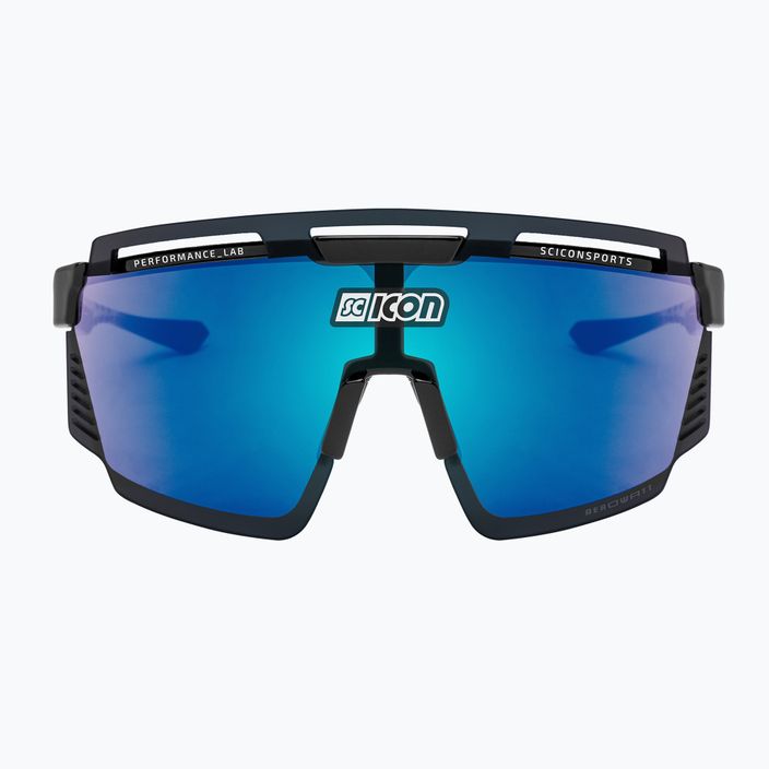Okulary przeciwsłoneczne SCICON Aerowatt black gloss/scnpp multimirror blue 3