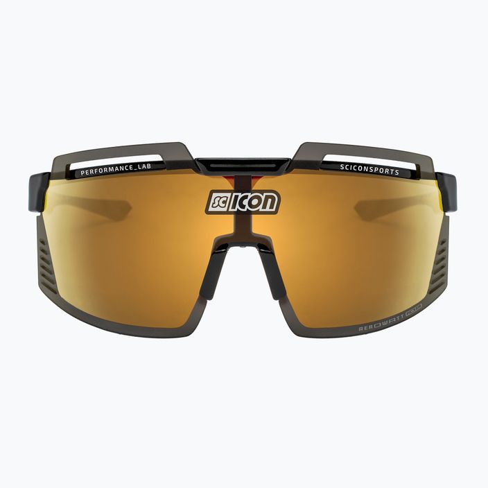 Okulary przeciwsłoneczne SCICON Aerowatt Foza black gloss/scnpp multimirror bronze 3
