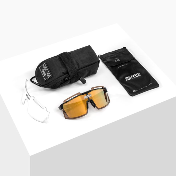 Okulary przeciwsłoneczne SCICON Aerowatt Foza black gloss/scnpp multimirror bronze 6