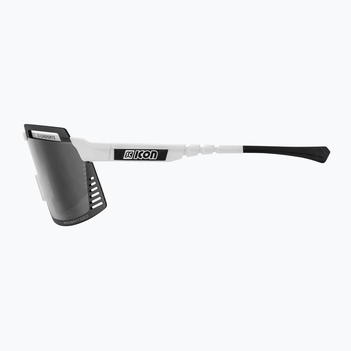 Okulary przeciwsłoneczne SCICON Aerowatt Foza white gloss/scnpp multimirror silver 4