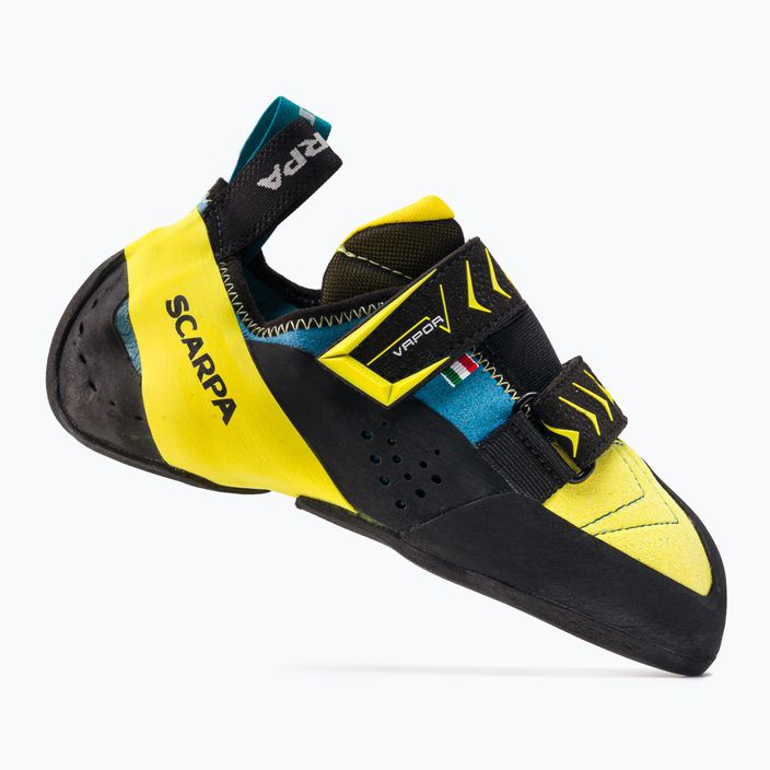 Buty wspinaczkowe męskie SCARPA Vapor V ocean/yellow 2