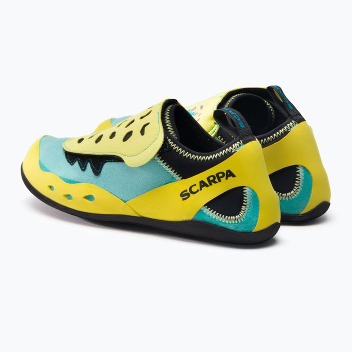 Buty wspinaczkowe dziecięce SCARPA Piki J maldive/yellow 3
