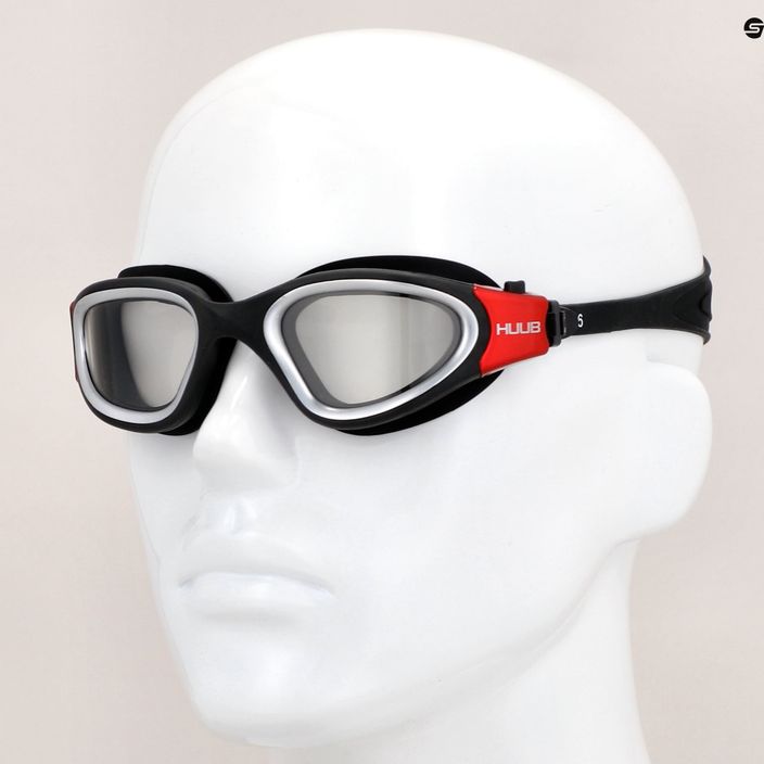 Okulary do pływania HUUB Aphotic Photochromic black/red 7