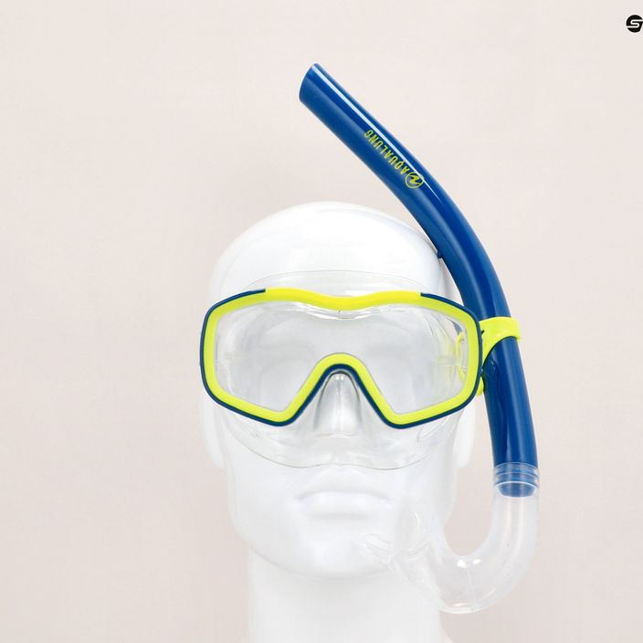 Zestaw do snorkelingu dziecięcy Aqualung Raccon Combo transparent/blue/yellow 12