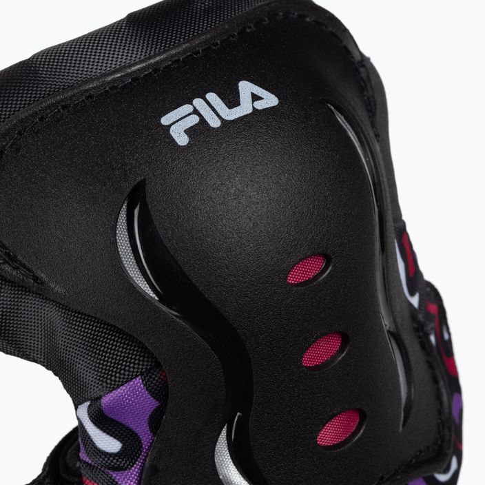 Zestaw ochraniaczy dziecięcych FILA FP Gears black/pink 5