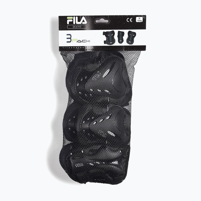 Zestaw ochraniaczy męskich FILA FP Gears black/silver 7