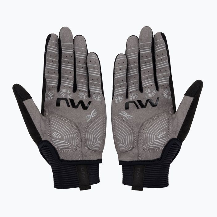 Rękawiczki rowerowe męskie Northwave Spider Full Finger grey/black 2
