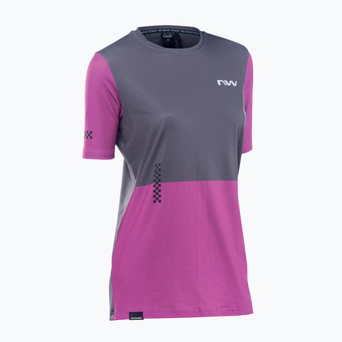 Koszulka rowerowa damska Northwave Xtrail 2 dark grey/pink