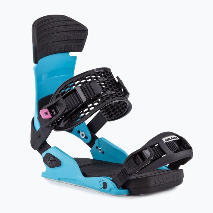 Wiązania snowboardowe męskie Drake Fifty black/blue 5