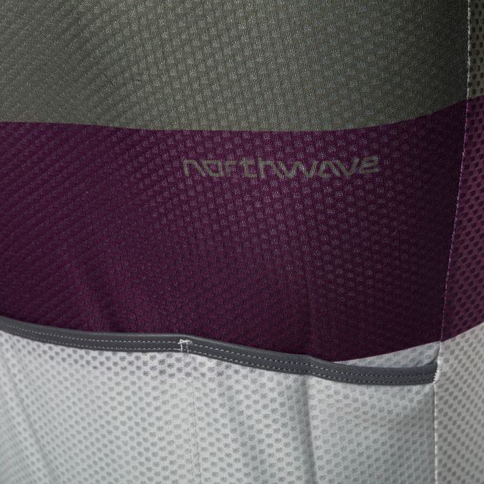Koszulka rowerowa męska Northwave Blade Air light grey/purple 5