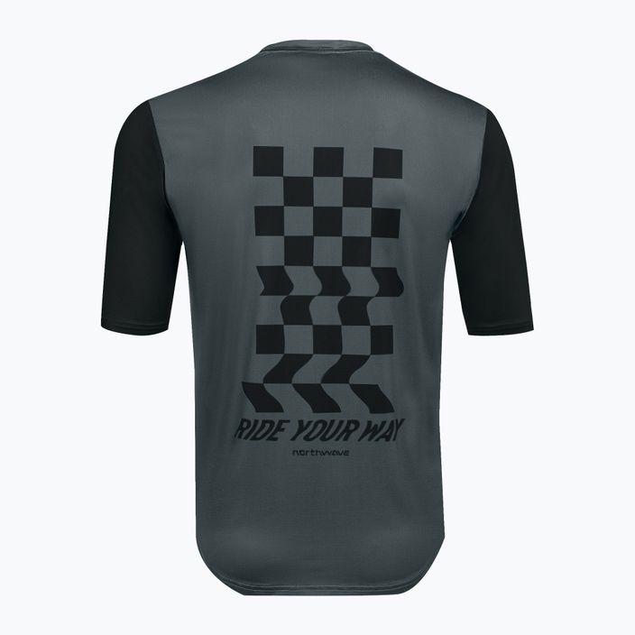 Koszulka rowerowa męska Northwave Xtrail 2 dark grey/black 2
