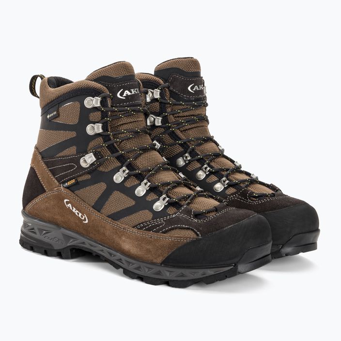 Buty trekkingowe męskie AKU Trekker Pro GTX brown/black 4