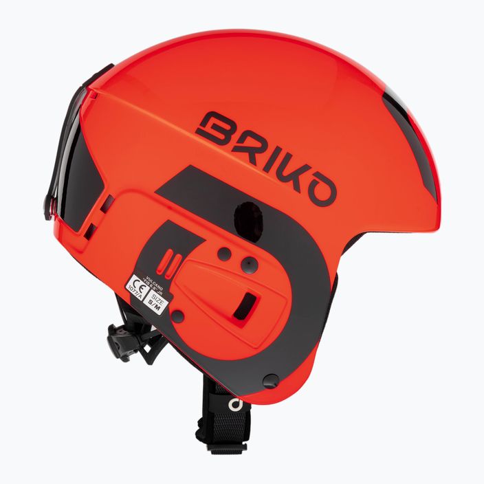 Kask narciarski dziecięcy Briko Vulcano FIS 6.8 JR shiny orange/black 4