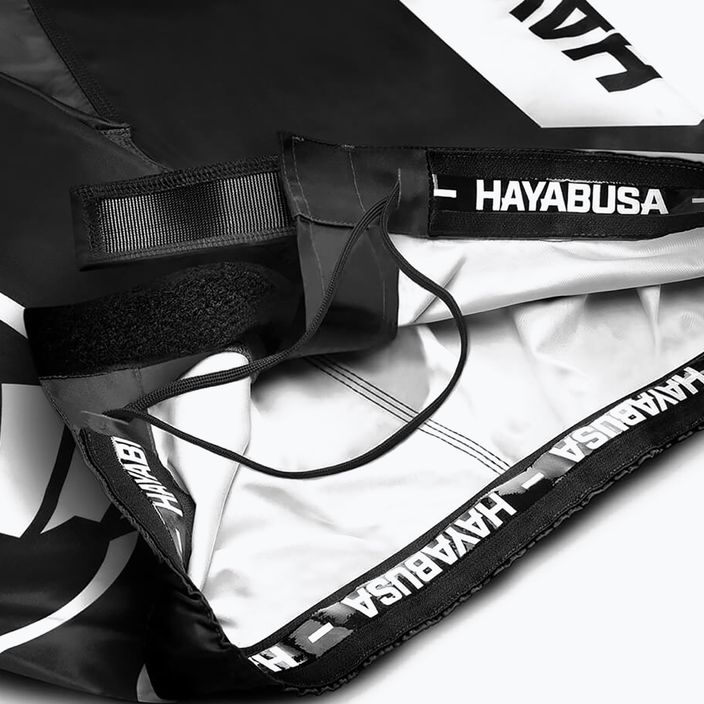 Spodenki treningowe Hayabusa Icon Fight black/white 6