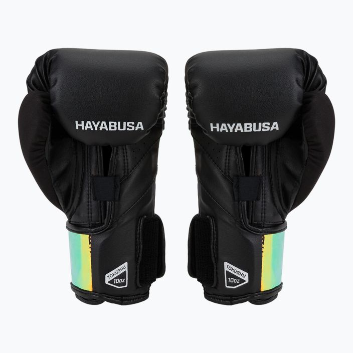 Rękawice bokserskie Hayabusa T3 black/iridescent 2