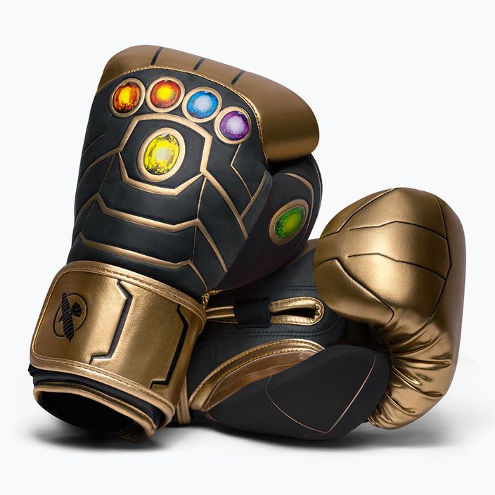 Rękawice bokserskie Hayabusa Marvel's Thanos gold/black 4