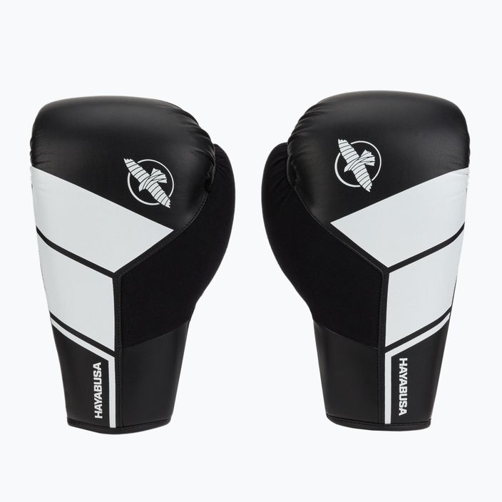 Rękawice bokserskie Hayabusa S4 Lace Up black/white