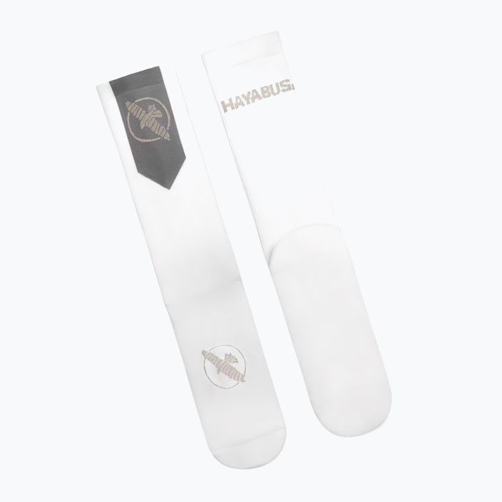 Skarpety męskie Hayabusa Pro Boxing Socks white/grey 4