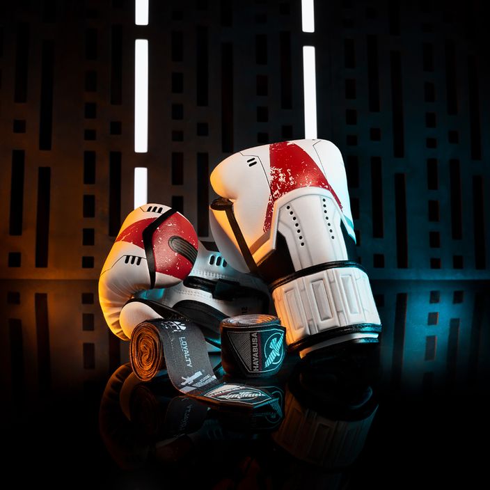 Rękawice Hayabusa Star Wars Trooper white/red 14