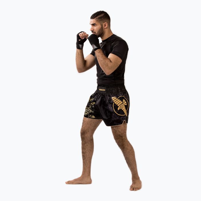 Spodenki treningowe męskie Hayabusa Falcon Muay Thai black 3