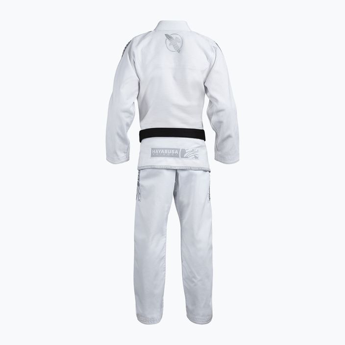 GI do brazylijskiego jiu-jitsu Hayabusa Lightweight white 2