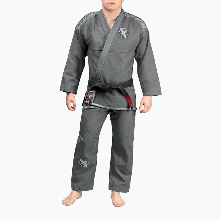 GI do brazylijskiego jiu-jitsu Hayabusa Lightweight grey 2