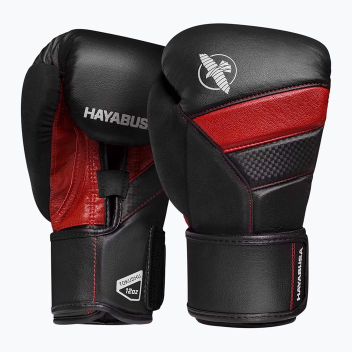 Rękawice bokserskie Hayabusa T3 black/red