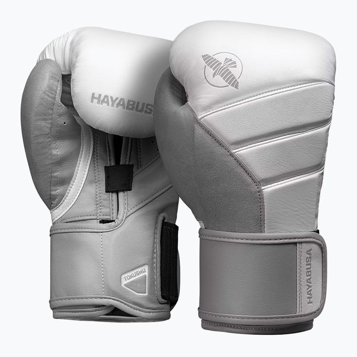 Rękawice bokserskie Hayabusa T3 white/grey