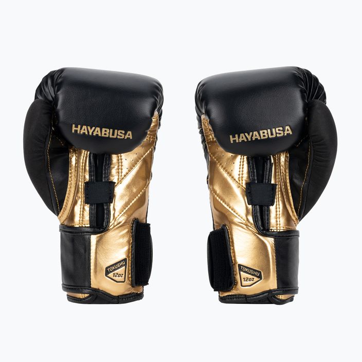 Rękawice bokserskie Hayabusa T3 black/gold 2