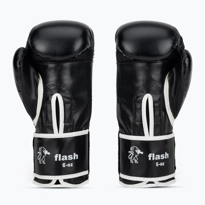 Rękawice bokserskie dziecięce LEONE 1947 Flash Junior black 2