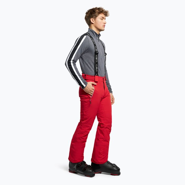 Spodnie narciarskie męskie CMP czerwone 3W04467/C580 2