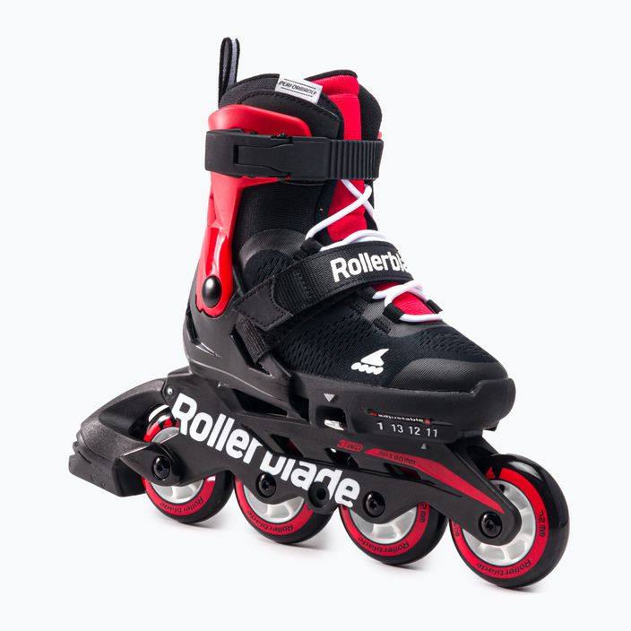 Rolki dziecięce Rollerblade Microblade Jr black/red